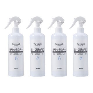 Tamsaa 次氯酸水噴霧 500ml 殺菌消毒, 4瓶