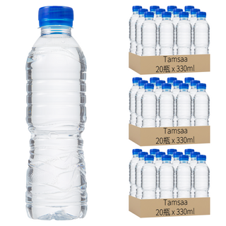 Tamsaa 無標籤天然水, 330ml, 60瓶
