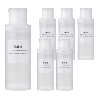 MUJI 無印良品 台灣公司貨 除光液, 100ml, 6件