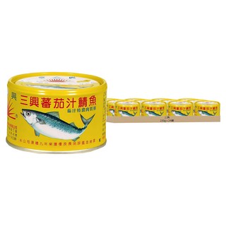 三興 平二號 番茄汁鯖魚, 230g, 24罐