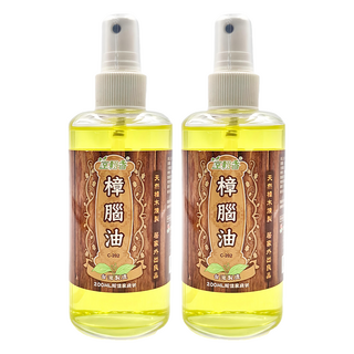 室翲香 怡慶按噴式樟腦油 居家外出良品 台灣製造, 200ml, 2瓶