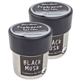 John's Blend 香水凝膠 銀罐, 黑麝香, 85g, 2個