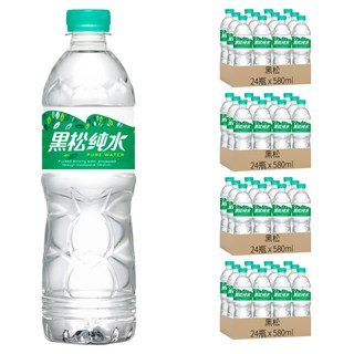 黑松 純水, 580ml, 96瓶
