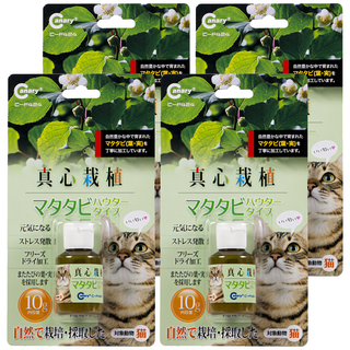 真心栽植 蟲癭果粉 10g C-F424｜貓咪保健食品 舒緩情緒、增加運動量, 4入