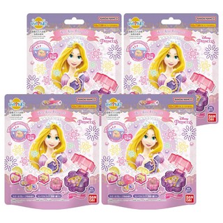 BANDAI 迪士尼魔法奇緣長髮公主入浴球, 55g, 4袋