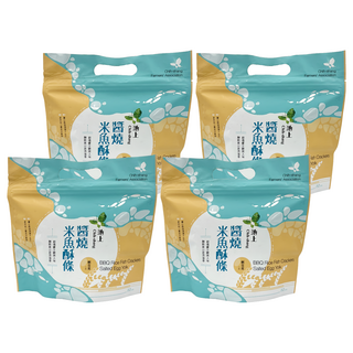 池上鄉農會 醬燒米魚酥條 鹹蛋黃口味 (80g/包) 台灣特色零食, 4包