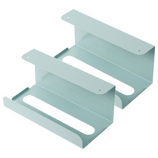 葉子小舖 北歐純色系壁掛衛生紙架, 2個, 北歐藍