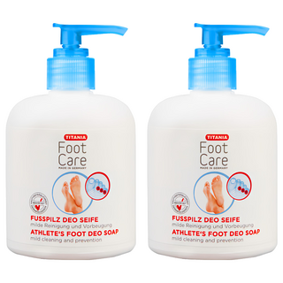 TITANIA 沐浴乳 足部專用, 300ml, 2瓶, 1入