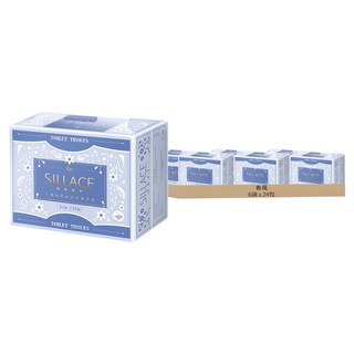 春風 SILLACE 抽取式衛生紙 3層 120張, 24包, 6袋