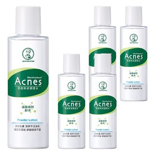 MENTHOLATUM 曼秀雷敦 Acnes 抗痘粉狀調理水 控油調理 預防痘痘 展現健康美肌, 5瓶, 150ml