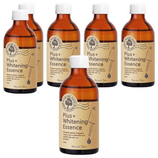 NATURE TREE 自然樹 美白濃縮精華液 淡化暗沉 明亮膚色 玻尿酸+蘆薈 強效補水保水 保濕亮白一瓶雙效, 250ml, 6瓶