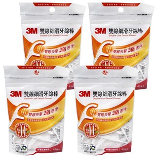 3M 雙線細滑牙線棒 ECO新版, 45支, 4包