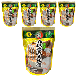 元泰碩宴 麻辣鴨血臭豆腐, 600g, 5包