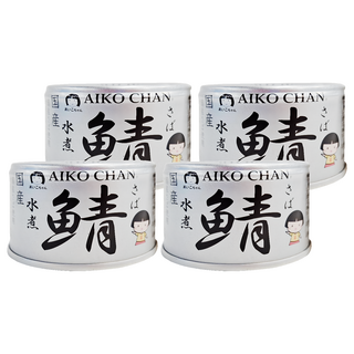 AIKO CHAN 伊藤食品 水煮鯖魚罐, 150g, 4罐