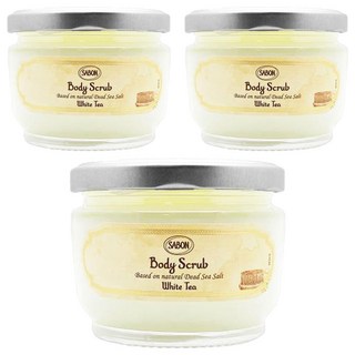 SABON 身體磨砂膏 白茶, 320g, 3件