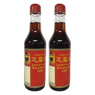 新加坡大華 100%頂級純蔴油 305ml (香醇芝麻油、料理調味), 2瓶