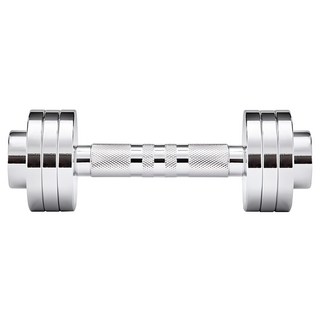 Adidas 愛迪達 可調式健身電鍍啞鈴 ADWT-11400 26.5 x 8.3 x 8.3cm 銀色 5kg 1個