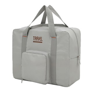 E.City 大容量旅用休閒拉桿提袋 升級款 Set 2, 300D防潑水, 黑色灰色卡其可選, 45.5 x 37 x 19.5cm, 顏色隨機, 2個