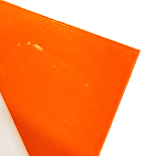 木百貨 果凍壓克力 300 x 200 x 3mm, 5片, 螢光橘