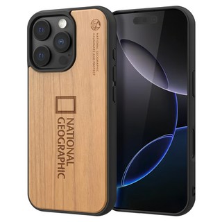 NatGeo Nature Wood 磁吸 IP16 ProMax 木質手機殼, 木色