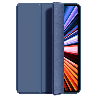 ANTIAN 液態矽膠平板皮套, iPad pro 12.9 2022, 藏青色, 1個