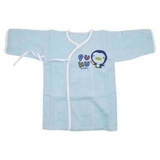 PUKU 企鵝 紗布肚衣 100%棉紗布 50cm 台灣製造, 藍色