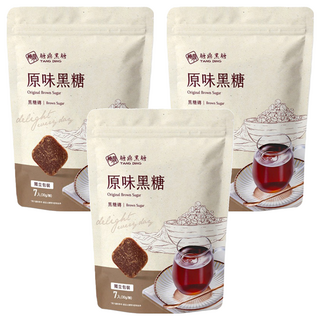 糖鼎 黑糖磚 原味黑糖, 30g, 7顆, 3袋