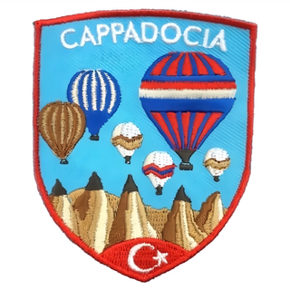 A-ONE 匯旺 地標造型刺繡 NO.289 土耳其 卡帕多奇亞, 7.5 X 6CM, 彩色, 1個