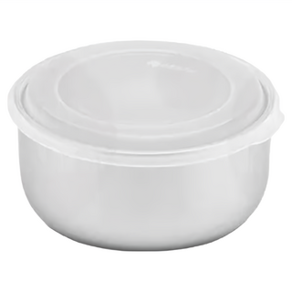 ZEBRA THAILAND 304不鏽鋼高型調理碗 附蓋 1.5L 易開 防滑蓋, 16 x 8cm, 1個