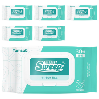 Tamsaa 抽取式清潔布 平板拖板專用 L 30張 30 x 20cm 6包