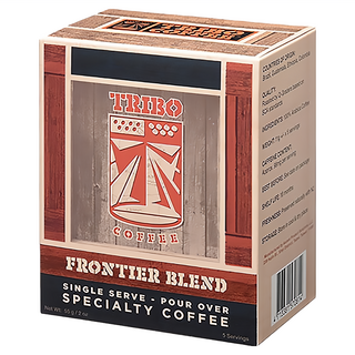 TRIBO COFFEE 先鋒者綜合 濾掛式咖啡 深焙製作 黑巧克力與堅果香氣, 11g, 5包, 1盒