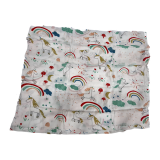 La Chamade 日安朵朵 嬰兒萬用透氣竹纖維雙層紗布包巾 130cm x 110cm