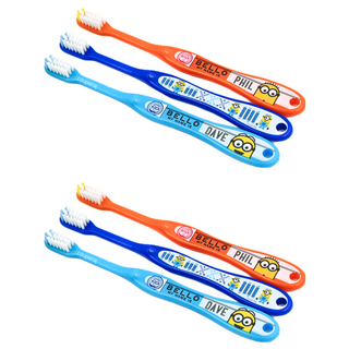 Skater 兒童牙刷 6-12歲, 小小兵, 3支, 2組