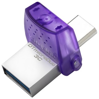 Kingston 金士頓 DataTraveler microDuo 3C 64GB USB-A + USB-C 雙介面隨身碟, 1個