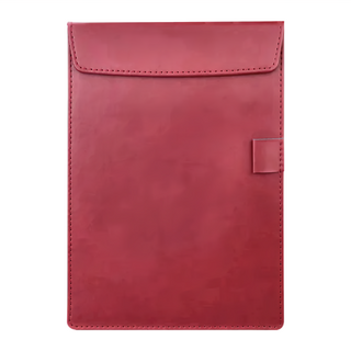 ABEL 力大牌 多用途皮革板夾 A4, 紅色, 1個