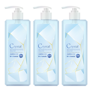 台塑生醫 Dr's Formula 水晶胜肽沐浴精 水潤款 漫步花園香, 500g, 3瓶