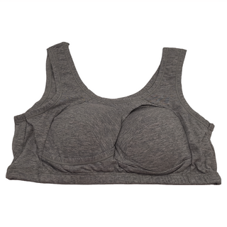 bebehome 運動無鋼圈美背無痕內衣 XL 灰色 舒適無束縛 展現迷人曲線