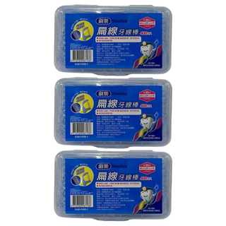 Shallop 刷樂 扁線牙線棒, 400支, 3盒