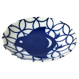 美濃燒 小碟 日本白瓷 直徑9.5cmx高2cm, 七寶千鳥, 1個