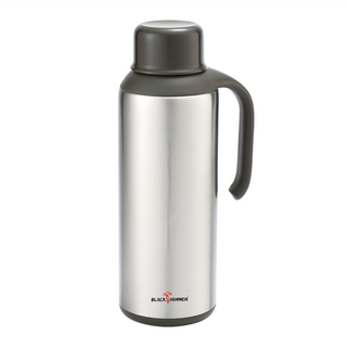 BLACK HAMMER 風尚不鏽鋼超真空保溫壺 大容量 SUS316不鏽鋼內膽 長效保溫保冷, 銀色, 1.54L, 1個