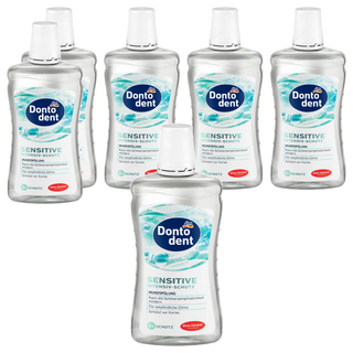 dm Dontodent 口腔漱口水，減少牙菌斑，去除口臭，不含酒精，溫和, 500ml, 6瓶