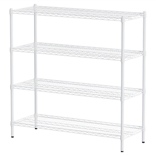 dayneeds 日需百備 荷重型 120x45x120公分烤漆白四層架(鐵力士架/收納層架/層架/鐵架) 白色, 1個