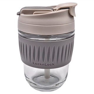 LocknLock 樂扣樂扣 手持玻璃杯, 灰色, 350ml, 1個