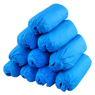 禾統 不織布一次性鞋套 耐磨無紡布纖維 均碼, 藍色, 2包