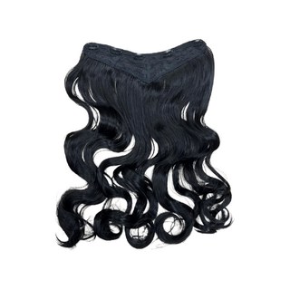 魔髮樂 U型髮片 B5062S 自然黑 26吋波浪捲, 1片