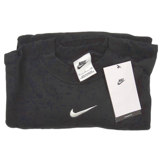 NIKE 耐吉 NSW 刺繡 Logo 小勾 刷毛 落肩 短版 DJ7666-010