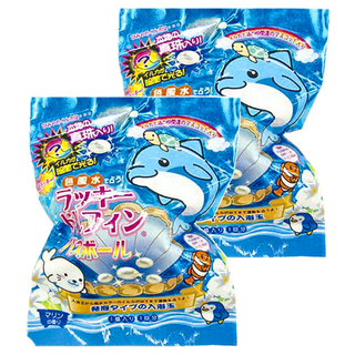 NOL 海豚入浴球, 內含海豚公仔, 共7種, 隨機出貨, 80g, 2包