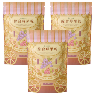 菓青市集 綜合莓果乾 320g 低溫烘焙, 3包
