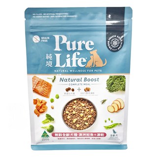 Pure Life 純境 全齡犬用 無穀糧, 澳洲鮭魚 + 凍乾, 300g, 1袋