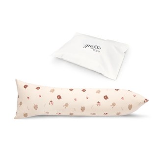 greySa 格蕾莎 兒童側睡抱枕 + 備用布套, 淺米色